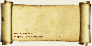 Jagoda Mandžukić vizit kartica